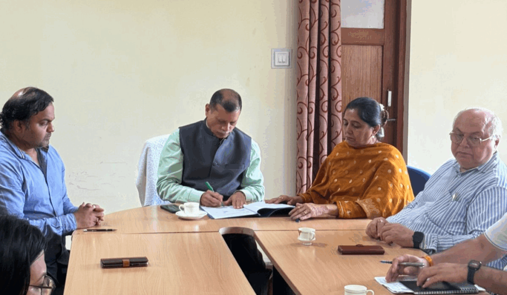 Key officials from ICTRD and BRAUSS during the signing of the Memorandum of Understanding (MoU), marking the beginning of a strategic partnership